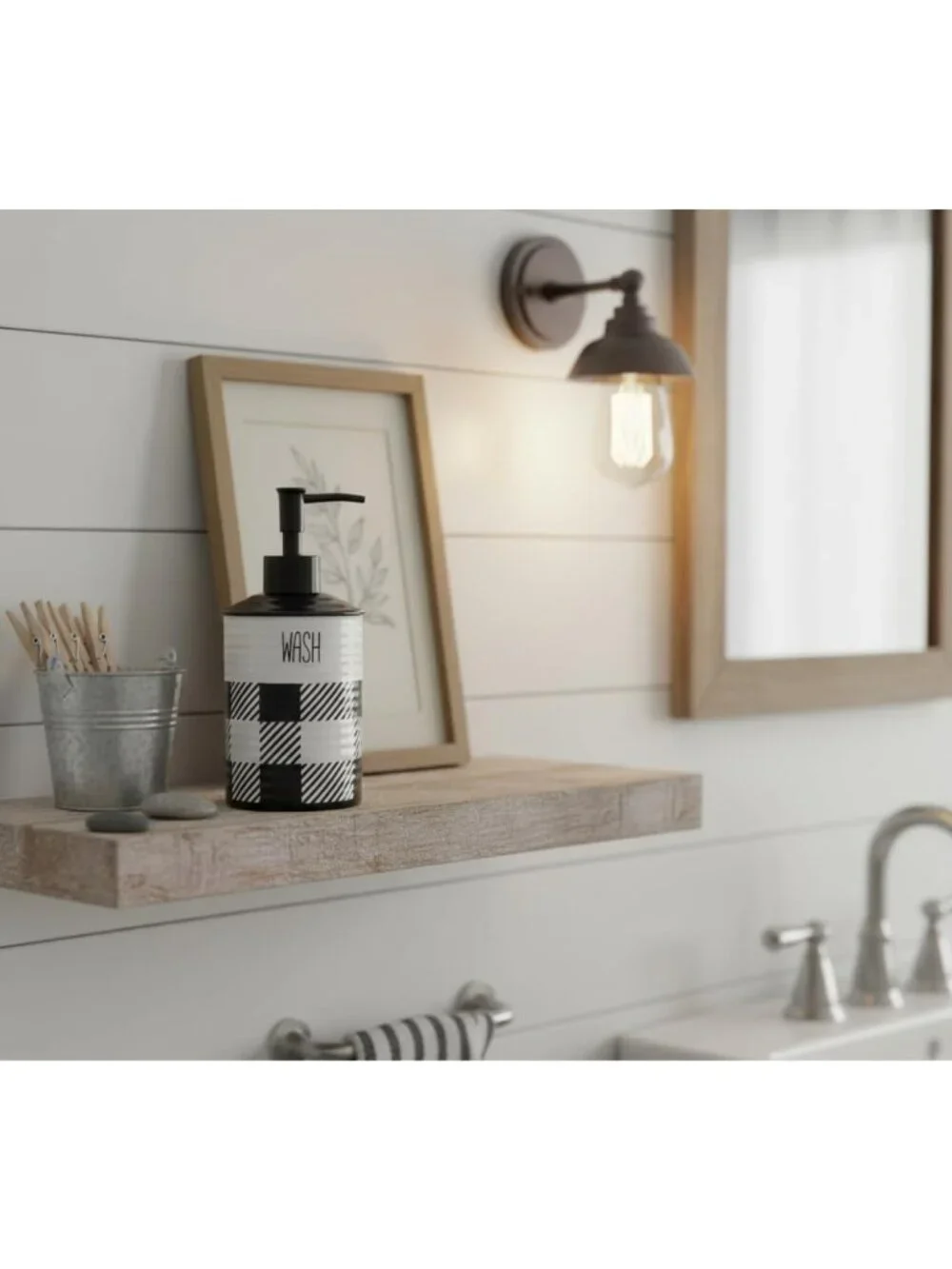 Chic Buffalo Plaid Lotion Dispenser - 7